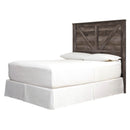  Signature Design by Ashley Wynnlow B440-57 Queen Crossbuck Panel Headboard IMAGE 2