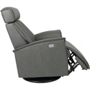 Fjords of Norway Venice Power Swivel Glider Leather Recliner Venice Small Power-SL-227 GREY IMAGE 5
