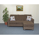  1024 Reversible Chaise Sofa Latte Fabric Sectional AB1024-SL IMAGE 1