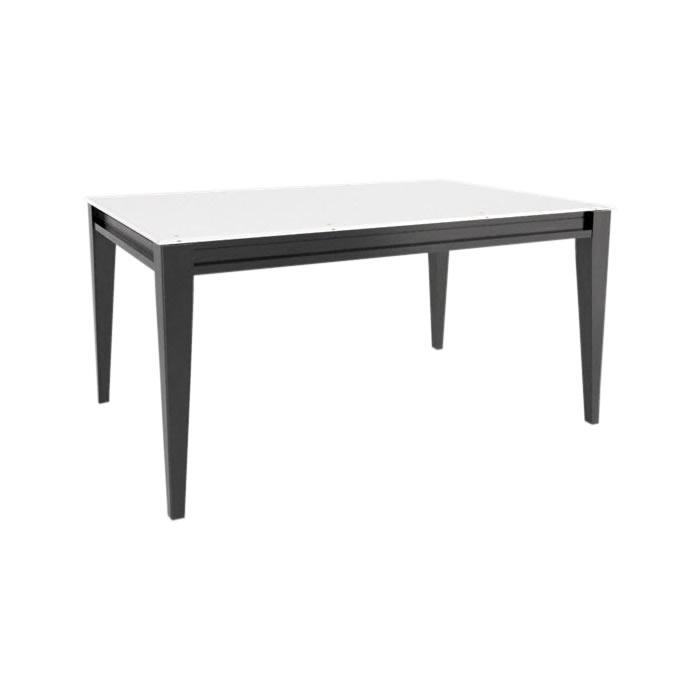  Canadel Canadel Dining Table with Glass Top GRE04060WH05MVENF IMAGE 1