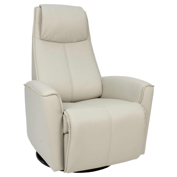 Fjords of Norway Urban Swivel Glider Leather Recliner 447116P-205 IMAGE 1