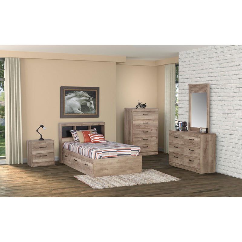 Dynamic Furniture Kids Beds Bed Sahara Twin Mates Bed IMAGE 2