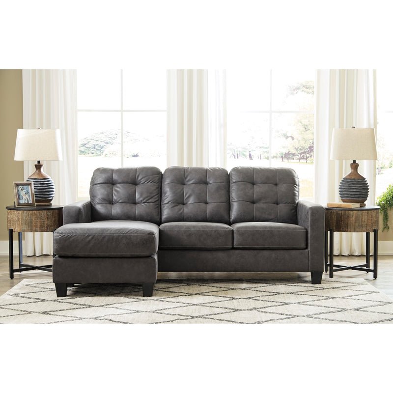 Benchcraft Venaldi Leather Look Sectional 9150118 IMAGE 4