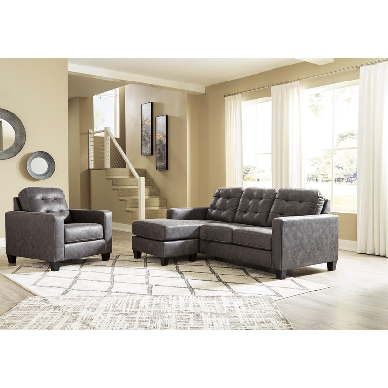 Benchcraft Venaldi Leather Look Sectional 9150118 IMAGE 7