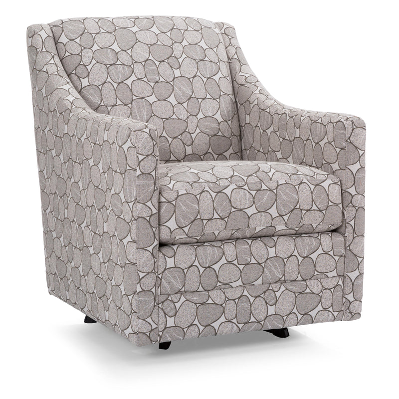 Decor-Rest Furniture Swivel Fabric Accent Chair 2443-C Swivel Chair 