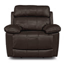 Palliser Finley Power Leather Match Recliner with Wall Recline Finley 41134-31 Wallhugger Power Recliner - Chocolate IMAGE 1