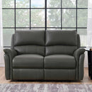 Amax Leather Tyler 6829-20P-2516 Power Reclining Loveseat - Bedford Slate IMAGE 2