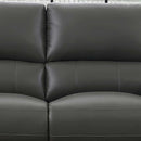 Amax Leather Tyler 6829-20P-2516 Power Reclining Loveseat - Bedford Slate IMAGE 3