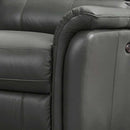 Amax Leather Tyler 6829-20P-2516 Power Reclining Loveseat - Bedford Slate IMAGE 5
