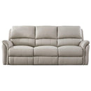 Amax Leather Tyler 6829-30P-2515 Power Reclining Sofa - Berdford Ice IMAGE 1