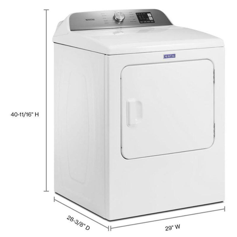 Maytag 7.0 cu. ft. Electric Dryer with Advanced Moisture Sensing YMED6200KW IMAGE 4