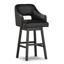  Signature Design by Ashley Tallenger D380-930 Tall Upholstered Swivel Barstool IMAGE 1