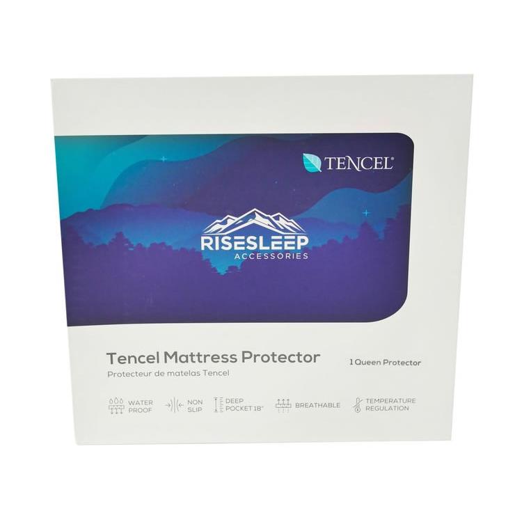 RiseSleep Mattress Protectors Queen Rise Sleep Tencel Mattress Protector (Queen) IMAGE 1