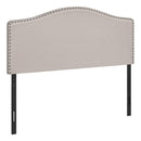  Monarch I 6014F Full Headboard - Beige Linen IMAGE 1