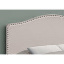  Monarch I 6014F Full Headboard - Beige Linen IMAGE 3