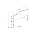 Monarch I 6014F Full Headboard - Beige Linen IMAGE 5