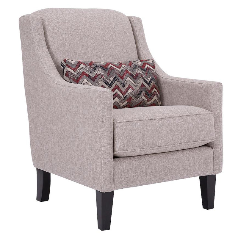 Decor-Rest Furniture Glenda Stationary Fabric Chair Glenda 7606-C Chair IMAGE 3