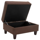  Decor-Rest Furniture Alessandra Connections 2A-00 Storage Ottoman IMAGE 2
