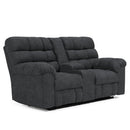 Signature Design by Ashley Wilhurst 5540394 Double Reclining Loveseat with Console IMAGE 1