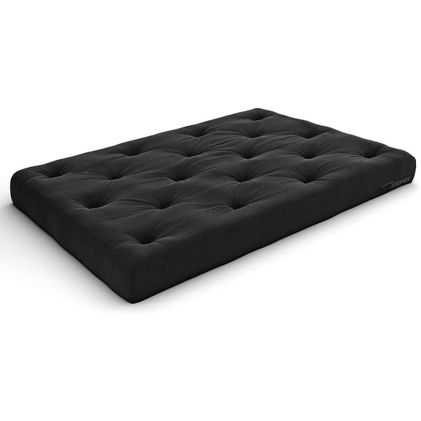  IFDC 8" A Superior Futon Mattress- Black IMAGE 1