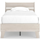  Signature Design by Ashley Socalle EB1864B3 Twin Panel Platform Bed IMAGE 2