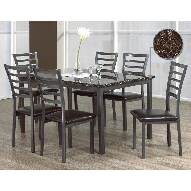 IFDC IF-1027 7 pc Dining Set IMAGE 1