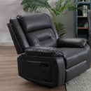  Minhas Furniture Malden Leather Air Recliner Nedlam Recliner _Grey IMAGE 1