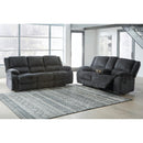 Signature Design by Ashley Draycoll 7650487C Reclining Power Sofa IMAGE 7