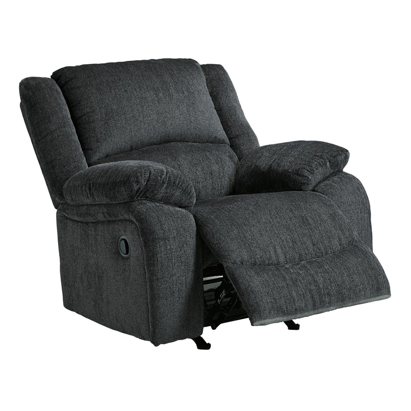 Signature Design by Ashley Draycoll Power Rocker Fabric Recliner 7650498C IMAGE 2
