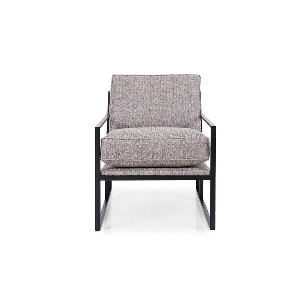  Decor-Rest Furniture 2782-C Chair - Rico Grey IMAGE 1