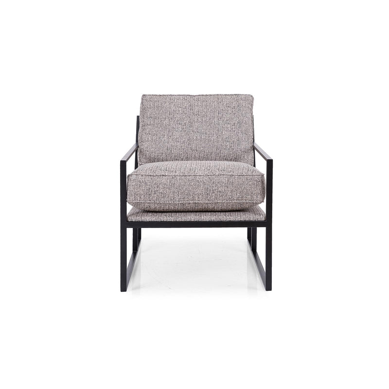  Decor-Rest Furniture 2782-C Chair - Rico Grey IMAGE 1