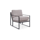  Decor-Rest Furniture 2782-C Chair - Rico Grey IMAGE 2