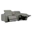  Signature Design by Ashley Correze U94202S3 3 pc Power Reclining Sectional Loveseat IMAGE 3