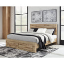  Signature Design by Ashley Hyanna B1050B4 Queen Panel Storage Bed IMAGE 5