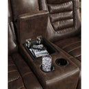 Signature Design by Ashley Game Zone 3850118C Power Reclining Loveseat w/ Console and ADJ Headrest IMAGE 10
