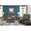 Signature Design by Ashley Turbulance 8500118C Power Reclining Loveseat w/ Console and ADJ Headrest IMAGE 13