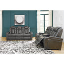 Signature Design by Ashley Turbulance 8500115C Power Reclining Sofa with Adjustable Headrest IMAGE 9