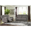 Signature Design by Ashley Next-Gen Durapella 5930118C PWR REC Loveseat w/ Console and ADJ Headrest IMAGE 11