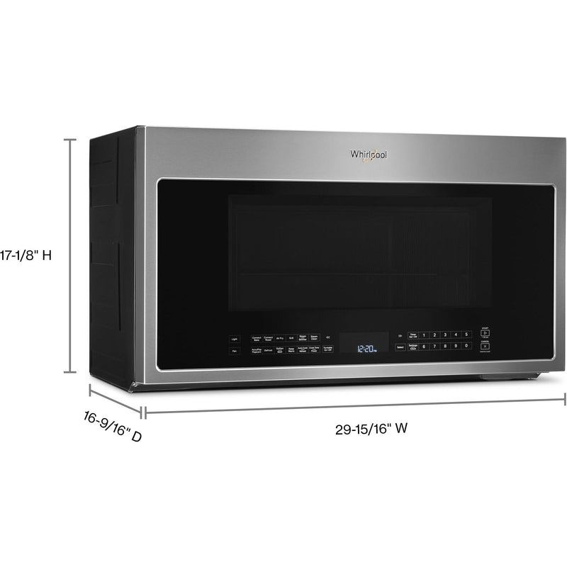 Whirlpool 1.9 cu. ft. Over-The-Range Microwave Oven with Air Fry YWMH78519LZ IMAGE 9