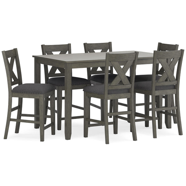【送料無料】Vintage Counter Table&Chair Set Tangkula Dining Table Set for 4, Vintage Dining Table and