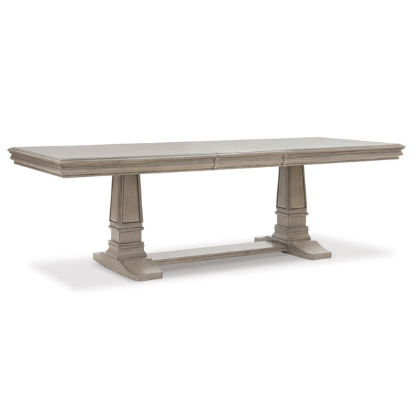 Signature Design by Ashley Lexorne Dining Table with Trestle Base D924-55B/D924-55T IMAGE 1