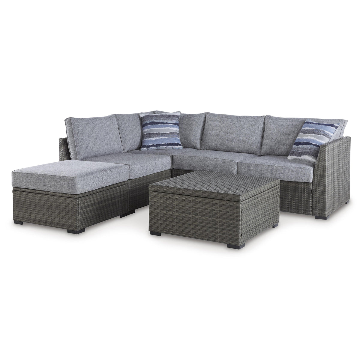 Ashley Furniture Cherry Point Outdoor Sectional Cherry Point Gray