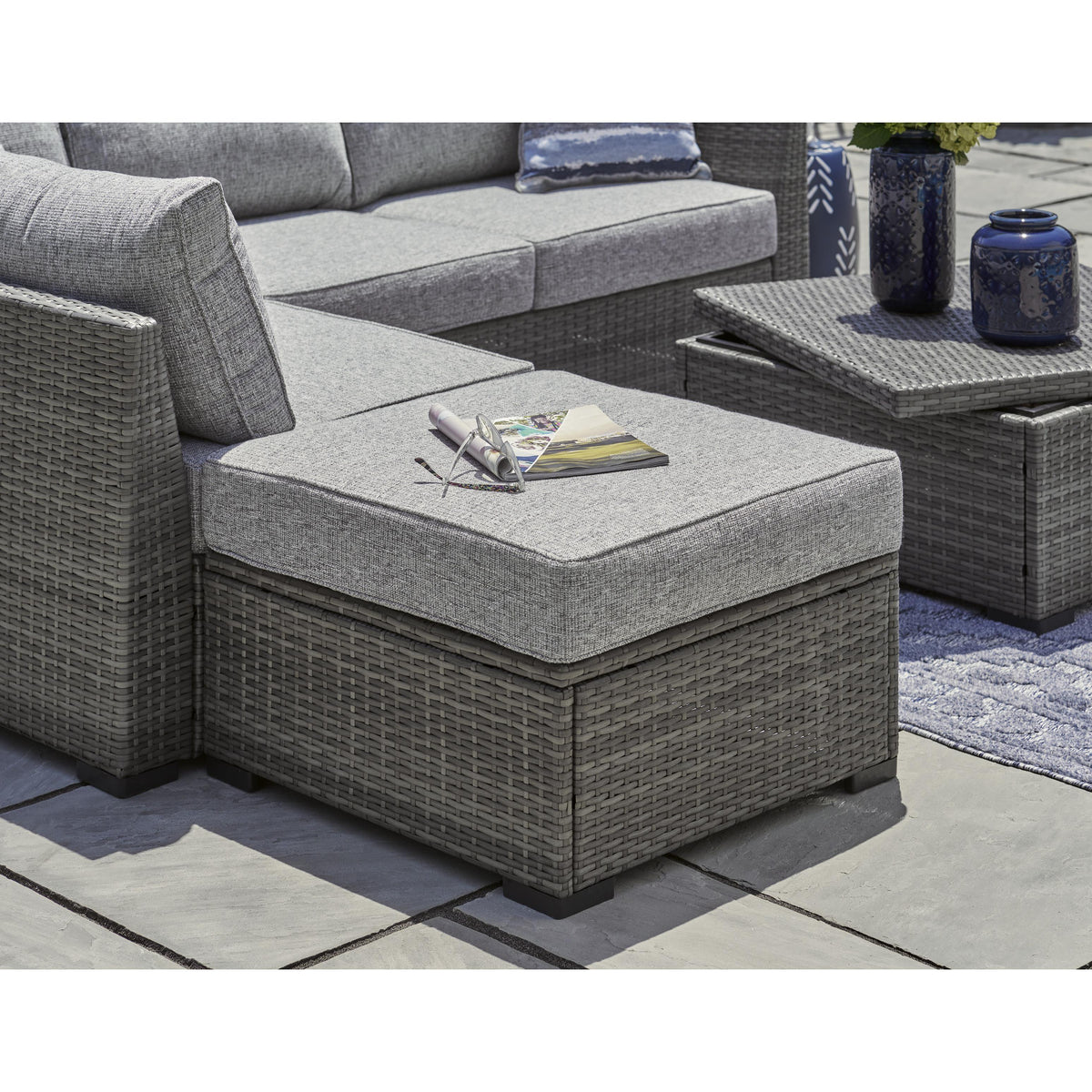 Signature Design by Ashley Petal Road P297-070 Loveseat Sectional/Otto