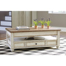  Signature Design by Ashley Realyn T523T1 Coffee Table and 2 Chairside End Tables IMAGE 2