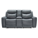  Signature Design by Ashley Mindanao U5950418 Power Reclining Loveseat with Console and Adjustable Headrest IMAGE 3