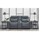  Signature Design by Ashley Mindanao U5950418 Power Reclining Loveseat with Console and Adjustable Headrest IMAGE 6