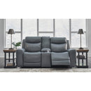  Signature Design by Ashley Mindanao U5950418 Power Reclining Loveseat with Console and Adjustable Headrest IMAGE 7