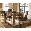  Signature Design by Ashley Lacey Dining Table with Faux Marble Top D328-25 IMAGE 2