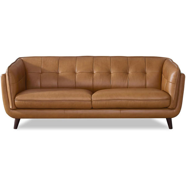 Amax Leather Seymour 6766 Sofa - Cognac IMAGE 1