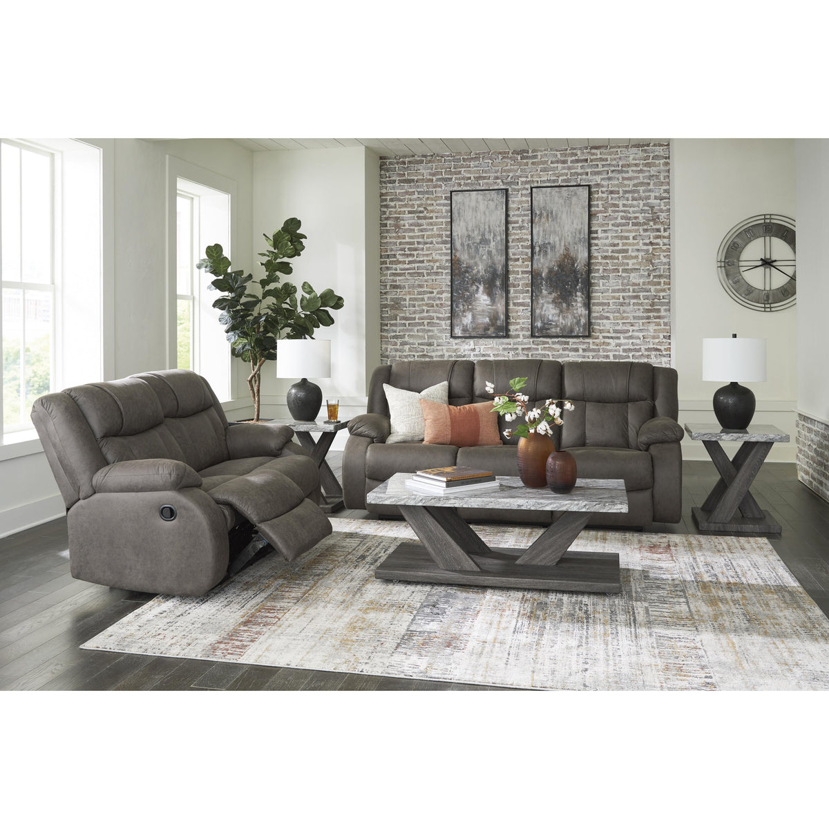 Signature Design by Ashley First Base 6880488C Reclining Sofa